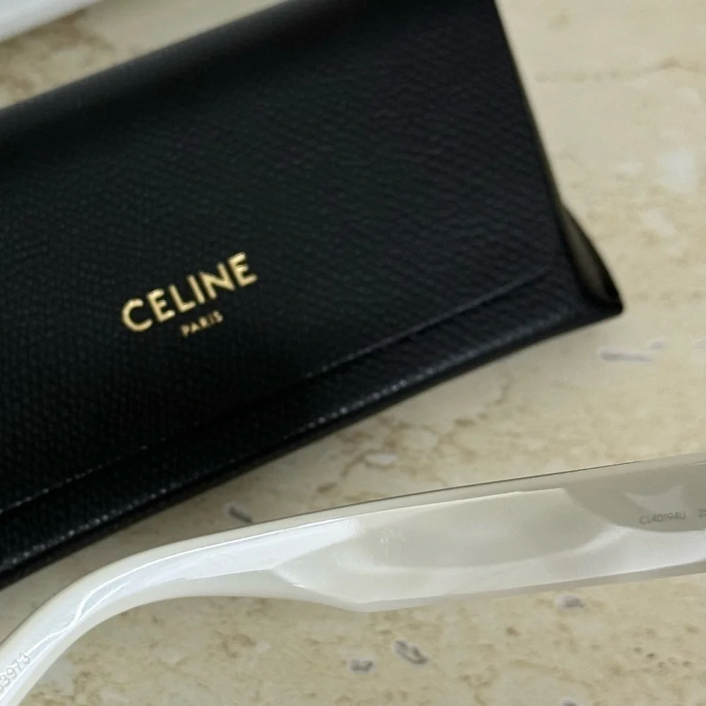 New! Celine Sunglasses, CL40194U 25A, oval, Triomphe, Authentic - Picture 12 of 13
